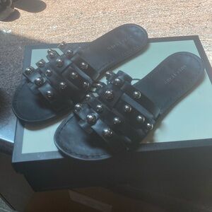 Studded Slip On Sandals